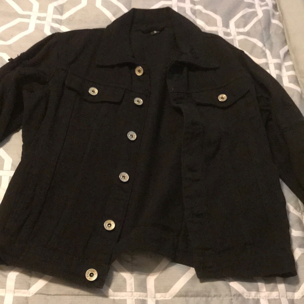 Black Jean Jacket